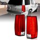 Chevy Tahoe 2007-2014 Red and Clear LED Tail Lights