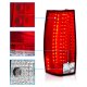 Chevy Tahoe 2007-2014 Red and Clear LED Tail Lights