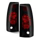 Chevy 2500 Pickup 1988-1998 Altezza Tail Lights Black Smoked