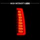 GMC Sierra 1988-1998 Red Tube LED Tail Lights