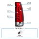 GMC Yukon 1992-1999 Red Tube LED Tail Lights