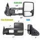 GMC Sierra 2500HD 2001-2002 Power Folding Tow Mirrors Smoked Switchback LED DRL Sequential Signal