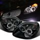 Mercedes Benz SLK 1998-2004 Black Dual Halo Projector Headlights