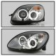 Mercedes Benz SLK 1998-2004 Black Dual Halo Projector Headlights