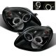 Mercedes Benz SLK 1998-2004 Black Dual Halo Projector Headlights
