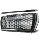 GMC Yukon XL 2021-2024 Glossy Black Denali Style Grille and Hood Molding Trim