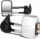 Ford F150 1997-2003 Chrome Power Towing Mirrors Smoked LED Signal Lights