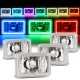 Mercury Grand Marquis 1985-1989 Color LED Halo Sealed Beam Headlight Conversion High Low Beams