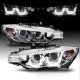 BMW 3 Series F30 Sedan 2012-2015 Halogen Projector Headlights LED Halo