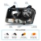 Chrysler 300 2005-2010 Black Headlights