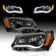 Chrysler 300 2011-2014 Black LED DRL Projector Headlights