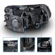 Chrysler 300 2011-2014 Black LED DRL Projector Headlights