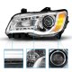 Chrysler 300 2011-2014 LED DRL Projector Headlights
