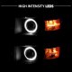Chevy Silverado 1500 2014-2015 Black Halo Projector Headlights