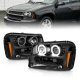 Chevy TrailBlazer 2002-2009 Black Halo Projector Headlights