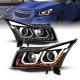 Chevy Cruze 2010-2015 Black Projector Headlights LED DRL