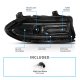 Dodge Charger 2015-2022 Black LED DRL Projector Headlights