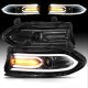 Dodge Charger 2015-2022 Black LED DRL Projector Headlights
