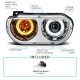 Dodge Challenger 2008-2014 Halo Projector Headlights Amber Signals