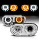 Dodge Challenger 2008-2014 Halo Projector Headlights Amber Signals