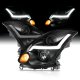 Infiniti G35 Coupe 2003-2007 Black HID Projector Headlights LED DRL