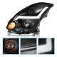 Infiniti G35 Coupe 2003-2007 Black HID Projector Headlights LED DRL