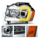 Jeep Grand Cherokee 2005-2007 Projector Headlights LED DRL Switchback Signals