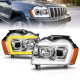 Jeep Grand Cherokee 2005-2007 Projector Headlights LED DRL Switchback Signals