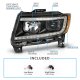 Jeep Grand Cherokee 2011-2013 Black Projector Headlights LED DRL Switchback Signals