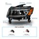 Jeep Grand Cherokee 2014-2016 Black Projector Headlights LED DRL Signals