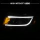 Jeep Grand Cherokee 2014-2016 Black Projector Headlights LED DRL Signals