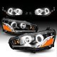 Mitsubishi Lancer 2008-2017 Black Projector Headlights LED Halo DRL