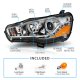 Mitsubishi Lancer 2008-2017 Projector Headlights LED Halo DRL