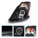 Nissan 350Z 2003-2005 Black Projector Headlights Halo