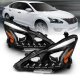 Nissan Altima Sedan 2013-2015 Black Projector Headlights LED DRL