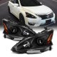 Nissan Altima Sedan 2013-2015 Projector Headlights Black