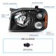 Nissan Frontier 2001-2004 Black Headlights