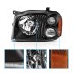 Nissan Frontier 2001-2004 Black Headlights