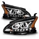 Nissan Sentra 2013-2015 Black Projector Headlights LED Halo