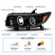 Scion xB 2008-2010 Black Projector Headlights LED Halo