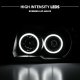 Toyota 4Runner 2006-2009 Black Halo Projector Headlights