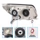 Toyota 4Runner 2006-2009 Black Halo Projector Headlights