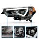 Toyota 4Runner 2014-2022 Black LED DRL Projector Headlights