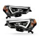 Toyota 4Runner 2014-2020 Black LED DRL Projector Headlights
