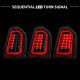 Chrysler 300 2011-2014 Black Full LED Tail Lights Sequential Signals