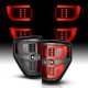Ford F150 2009-2014 Smoked LED Tail Lights Tube