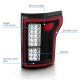 Ford F150 2015-2017 Black Chrome Full LED Tail Lights Edge Tube