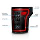 Ford F150 2015-2017 Black Sequential Full LED Tail Lights Tube