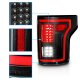 Ford F150 2015-2017 Black Sequential Full LED Tail Lights Tube