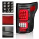 Ford F150 2015-2017 Black Full LED Tail Lights